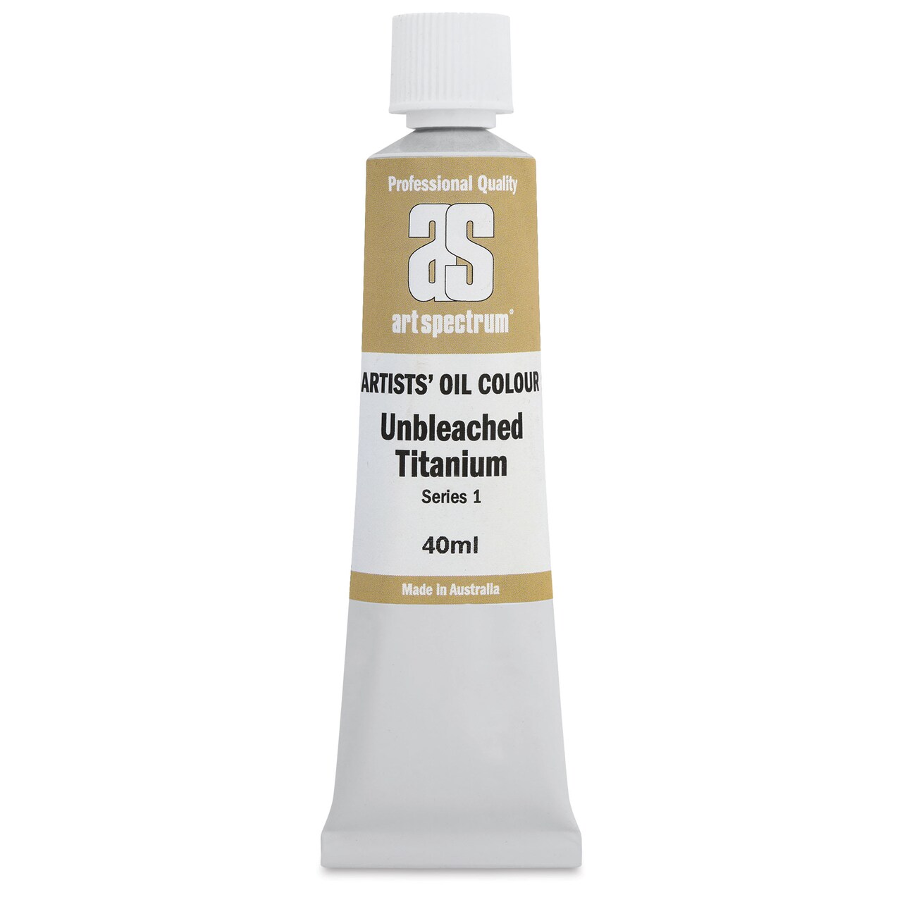 Art Spectrum Artists' Oil Paint - Unbleached Titanium, 40 ml